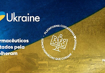 A Cuidafarma com os Grupos de Farmácias seus associados, e em parceria com a Bluepharma lançou a Plataforma Cuidafarma Love Ukraine
