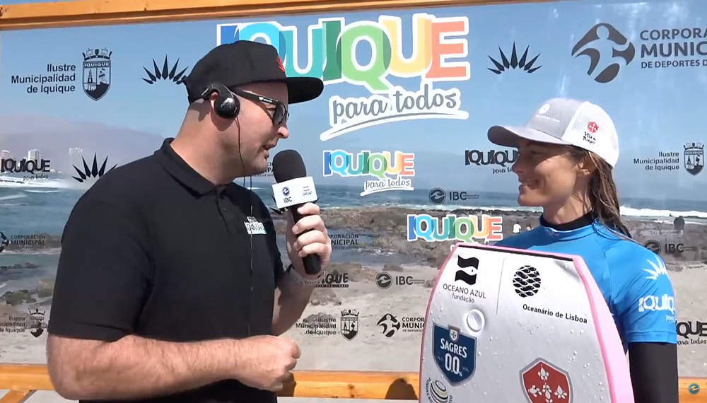 Joana Schenker conquista o 5º lugar no 1ª etapa do Mundial de Bodyboard no Chile