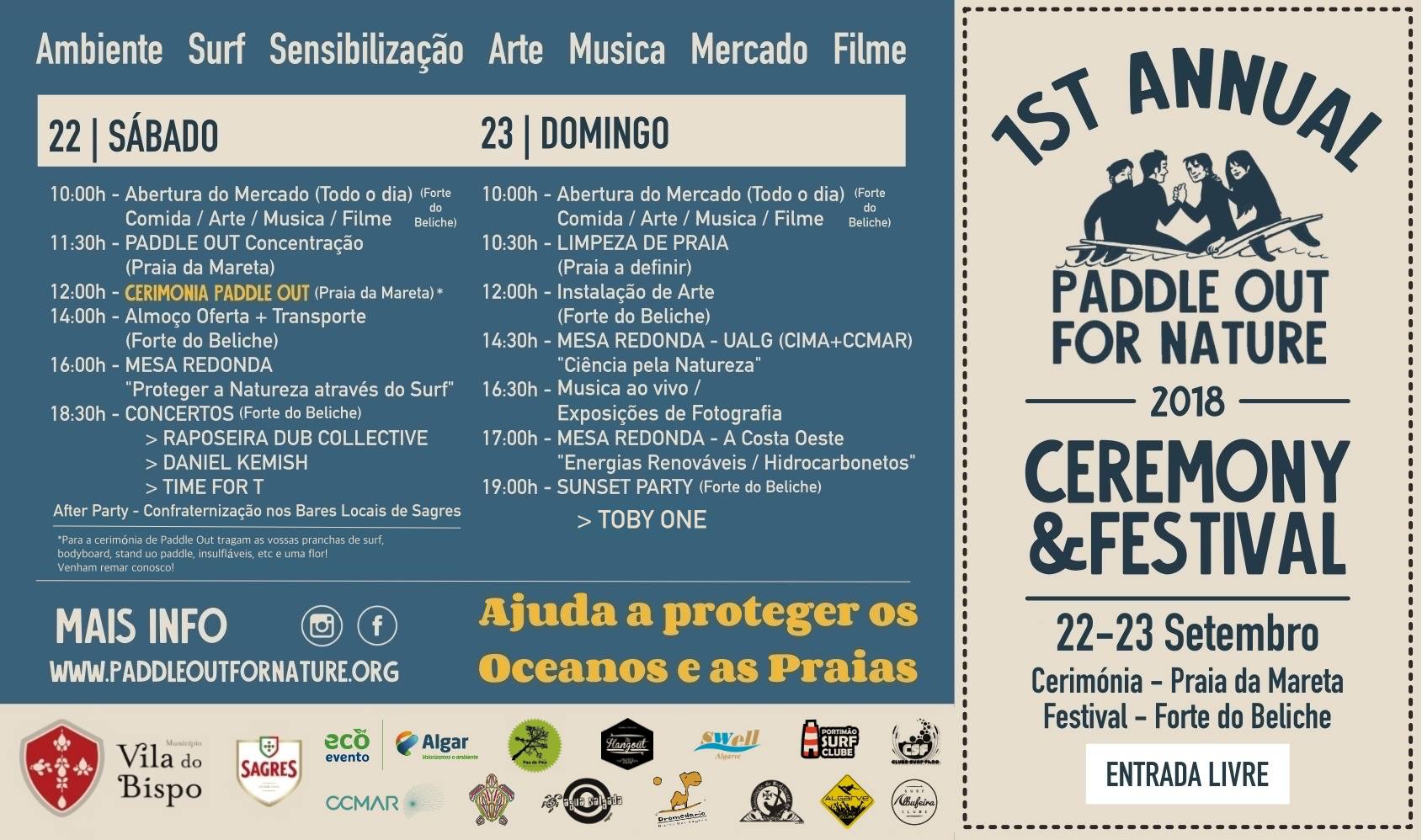 Paddle Out For Nature 2018 decorre em Sagres