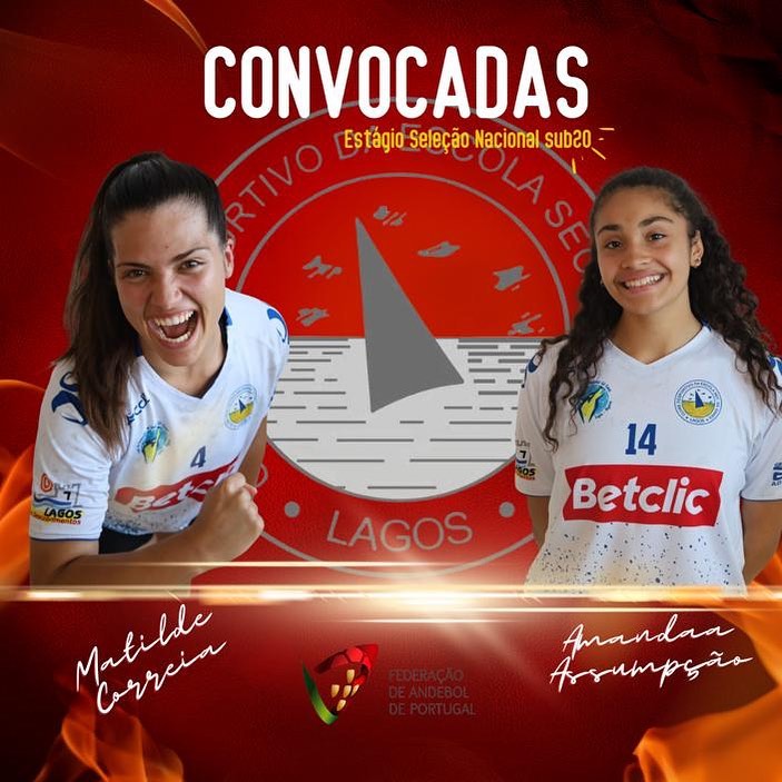 Matilde Correia e Amanda Assumpção do Gil Eanes na Seleção Nacional Sub-18 Feminina: Missão Mundial 2022