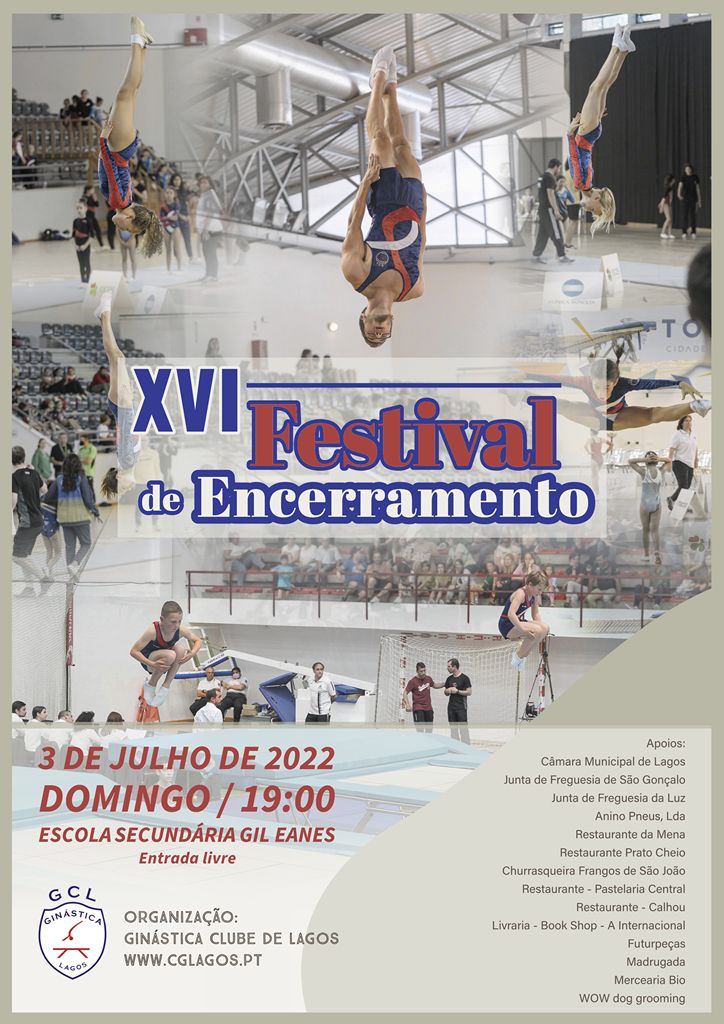 XVI Festival de Encerramento do Ginástica Clube de Lagos 2022