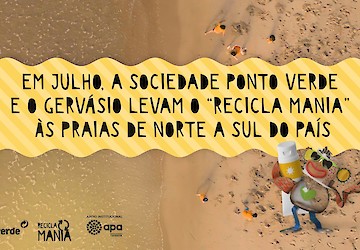 Jogo de tabuleiro gigante sobre Reciclagem “invade” as praias nacionais em Julho