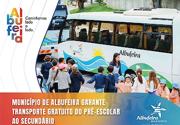 Município de Albufeira garante transporte gratuito do pré-escolar ao secundário