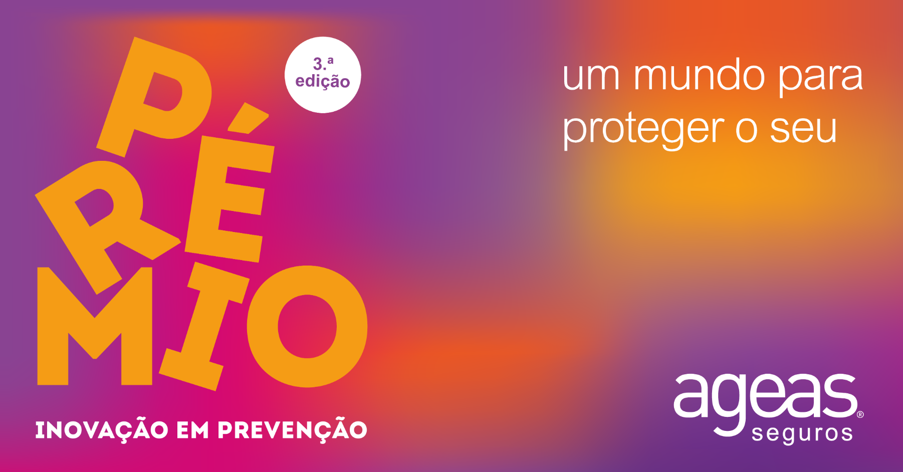 Estão abertas as candidaturas para a 3.ª edição do Prémio Inovação na Prevenção, uma iniciativa promovida pela Ageas Seguros