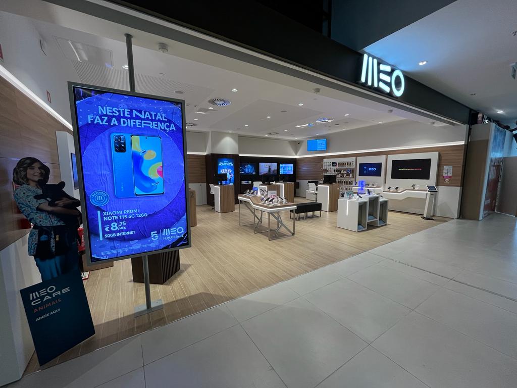 Conceito de Loja de Proximidade da Altice Portugal na nova Loja MEO Albufeira Shopping