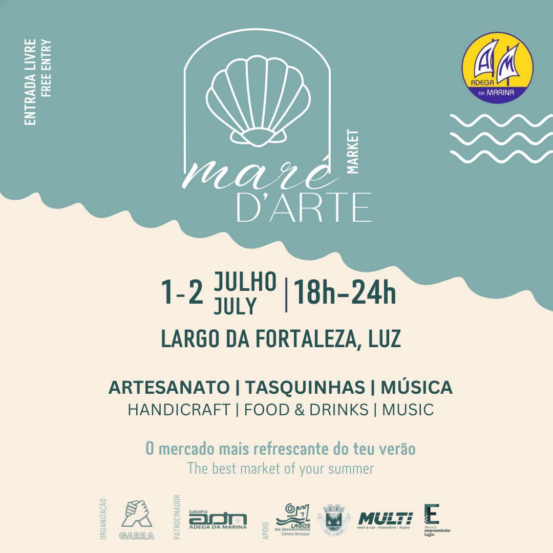 Maré D'Arte - O mercado mais refrescante do verão de networking e empreendedorismo chega a Lagos