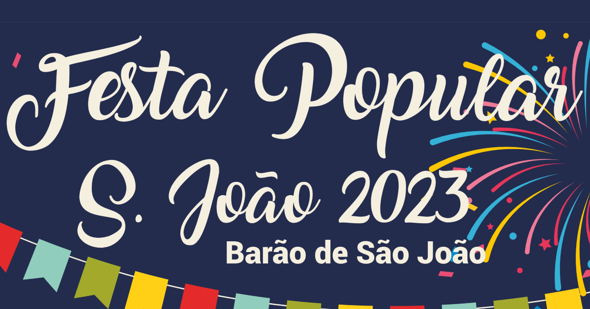 Barão de São João recebe 3 dias de Santos Populares