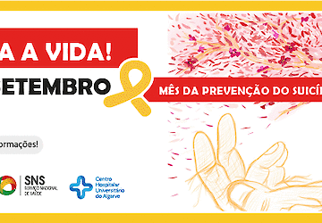 CHUA dinamiza campanha de prevenção do suicídio com iniciativas por toda a região