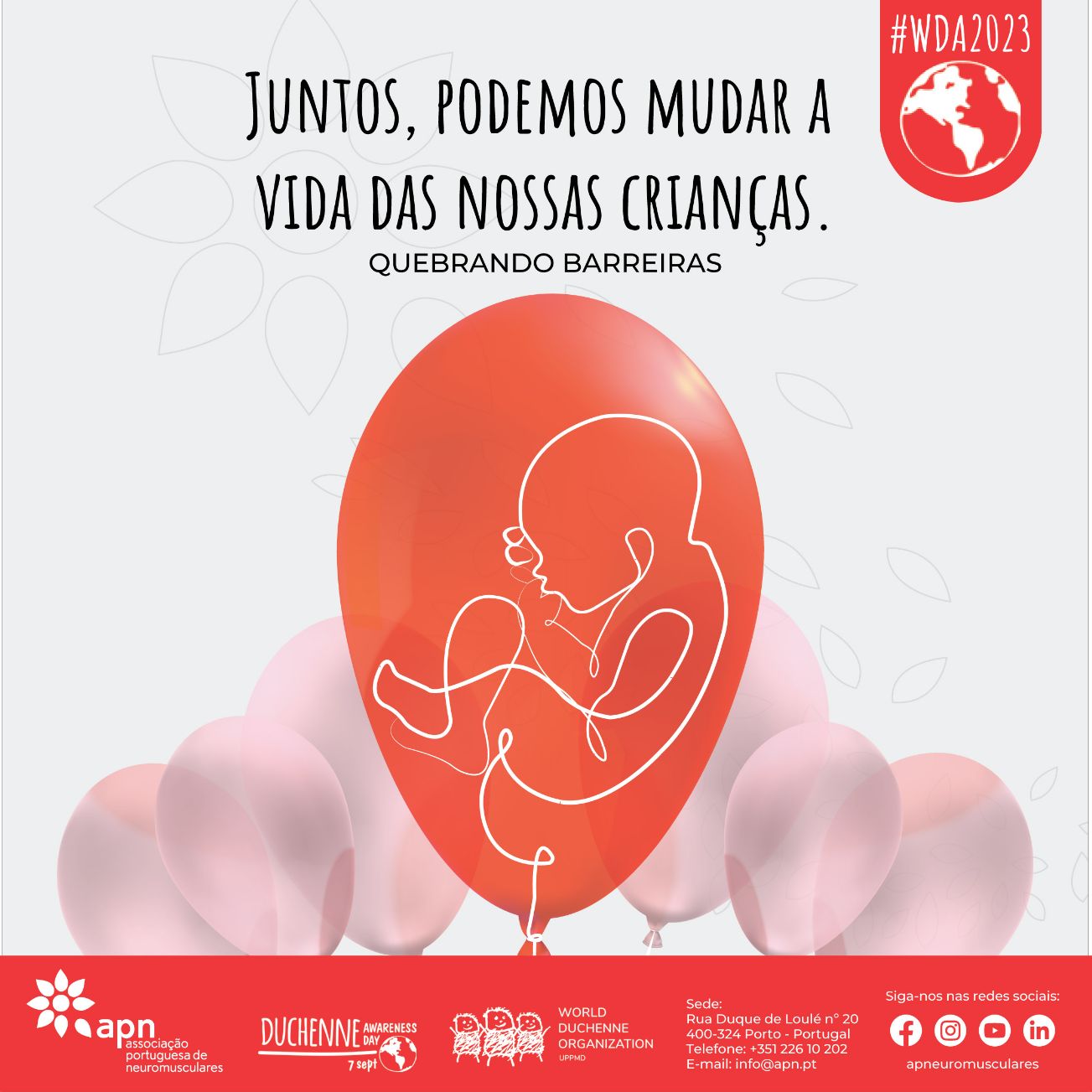 Iniciativa apela à criação de oportunidades iguais para pessoas que vivem com Distrofia Muscular de Duchenne