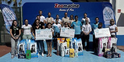 Donativo do Zoomarine a associações de apoio e resgate animal do Algarve