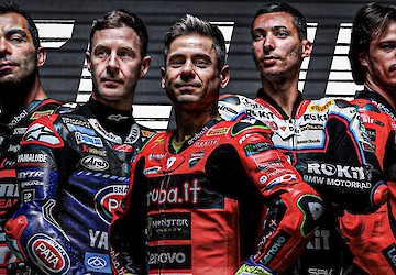 Cinco pilotos dominaram por completo um fim-de-semana no Mundial Superbike