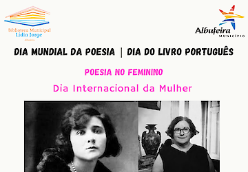 Comemorações do Dia Internacional da Mulher, Dia Mundial da Poesia e o Dia do Livro Português