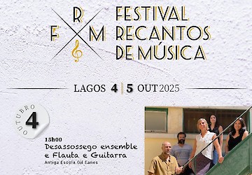 3º Festival Recantos da Música a não perder nos dias 4 e 5 de Outubro