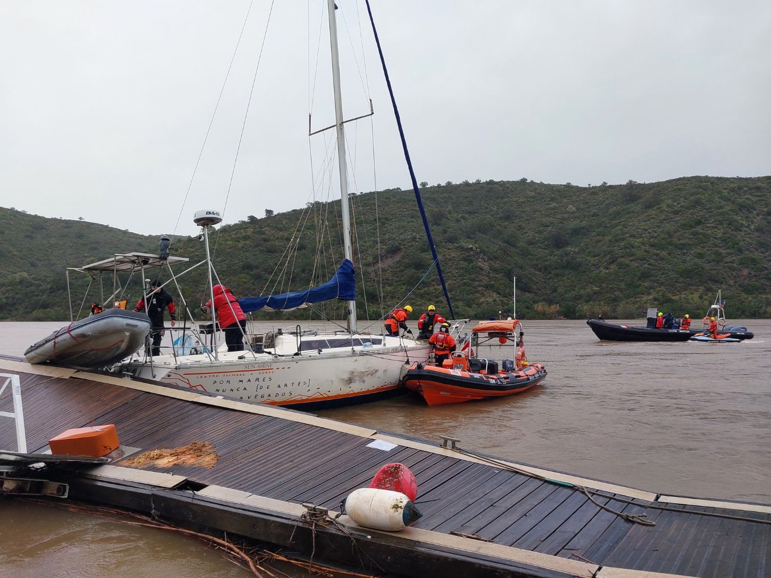 Autoridade nacionais e locais em coordenação com apoios às populações face às sucessivas tempestades