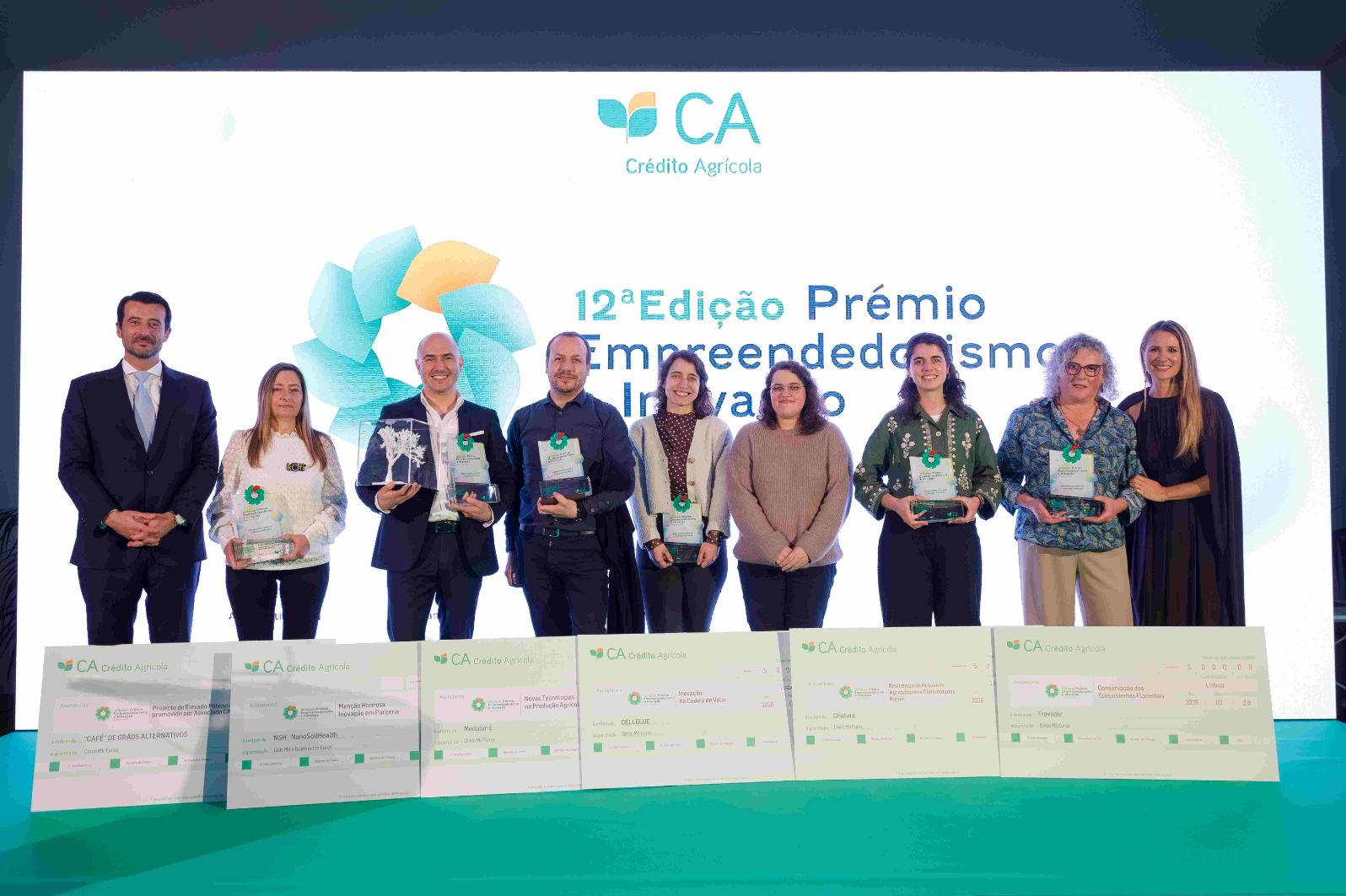 Revelados os vencedores da 12.ª edição do Prémio Empreendedorismo e Inovação Crédito Agrícola