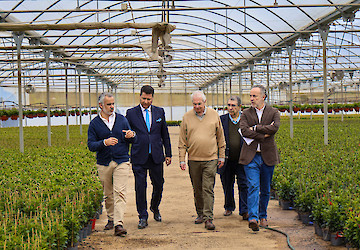 Secretário de Estado da Agricultura visitou viveiros de produção ornamental no Algarve