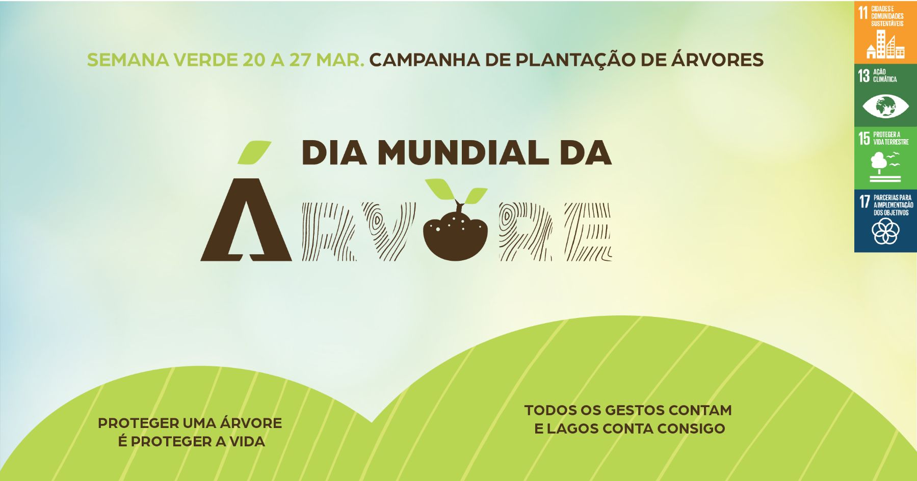 Lagos une escolas e comunidade em campanha pela natureza