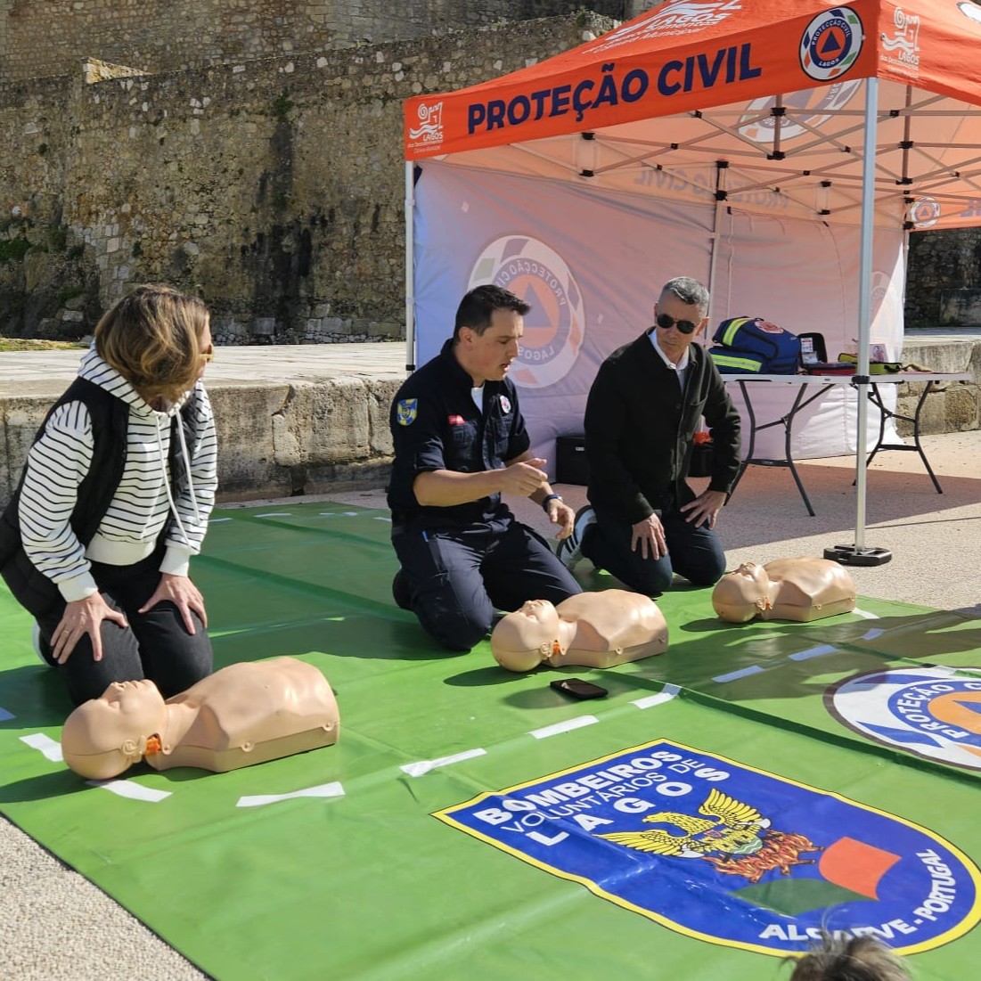 Serviço de Proteção Civil e Defesa da Floresta de Lagos aposta na capacitação da população em Suporte Básico de Vida