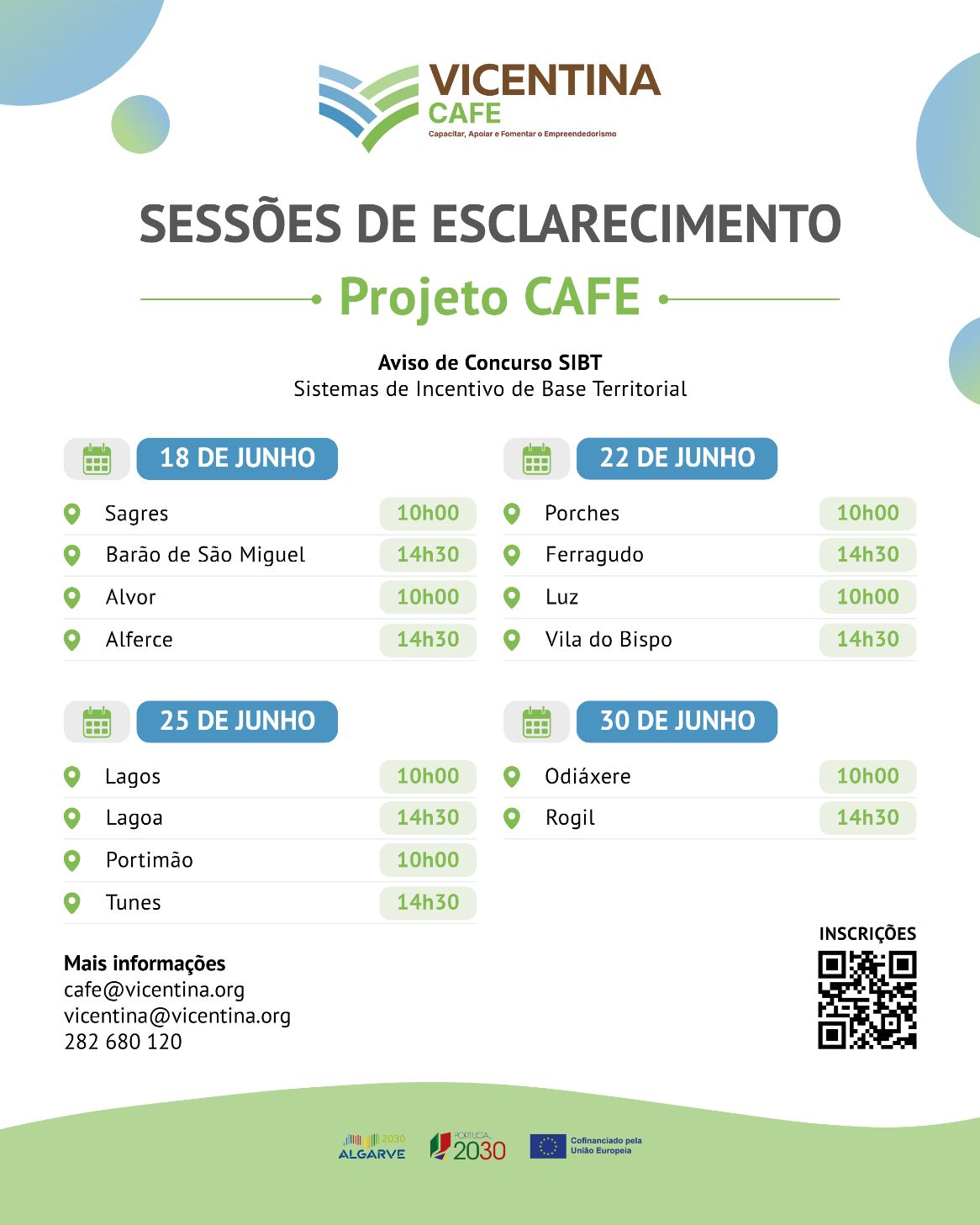 A Vicentina promove Sessões de Esclarecimento sobre apoios ao SIBT no âmbito do Projeto Vicentina CAFE