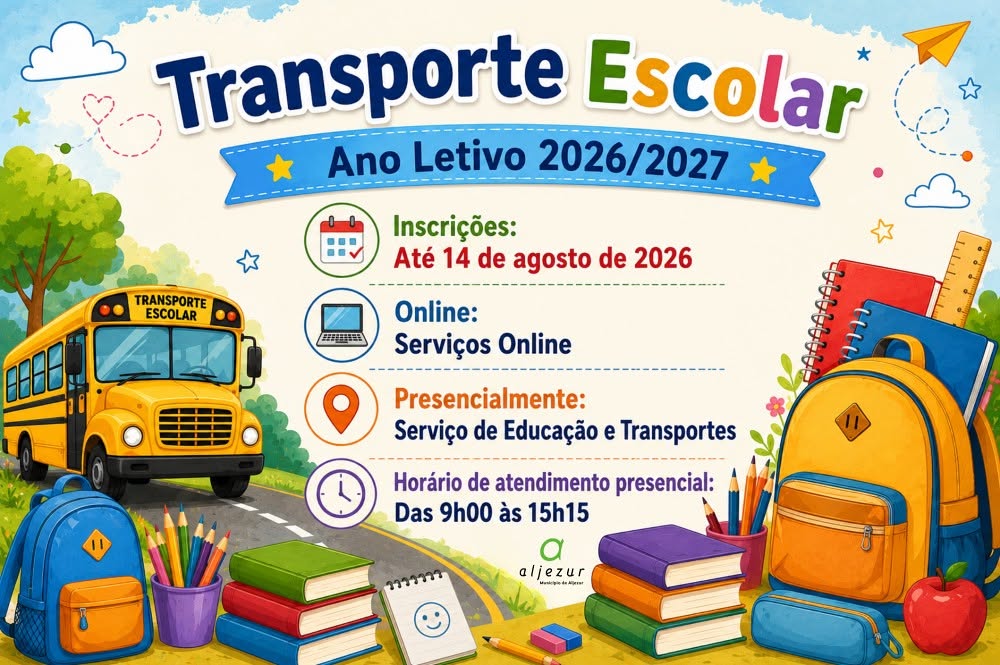 Município de Aljezur assegura transporte escolar no ano lectivo 2026/7