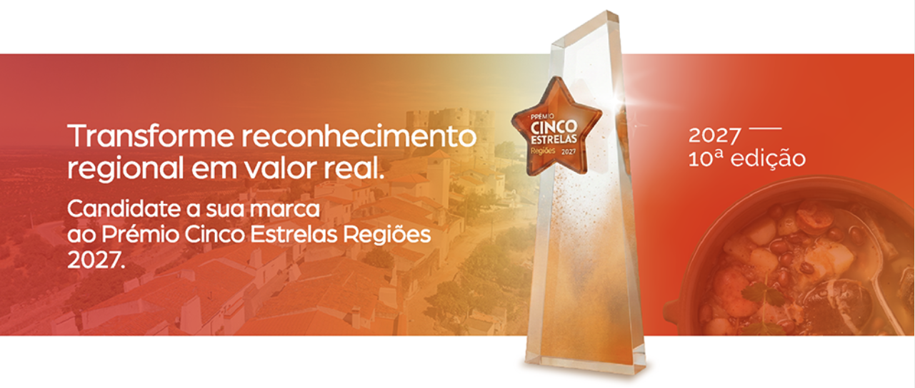 Estão abertas as candidaturas ao PRÉMIO CINCO ESTRELAS REGIÕES 2027
