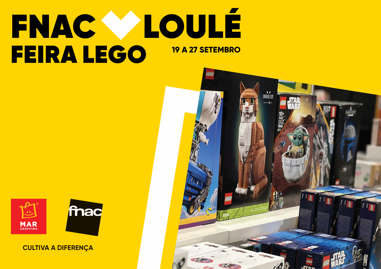 Feira LEGO da FNAC chega ao MAR Shopping Algarve com construções para toda a família