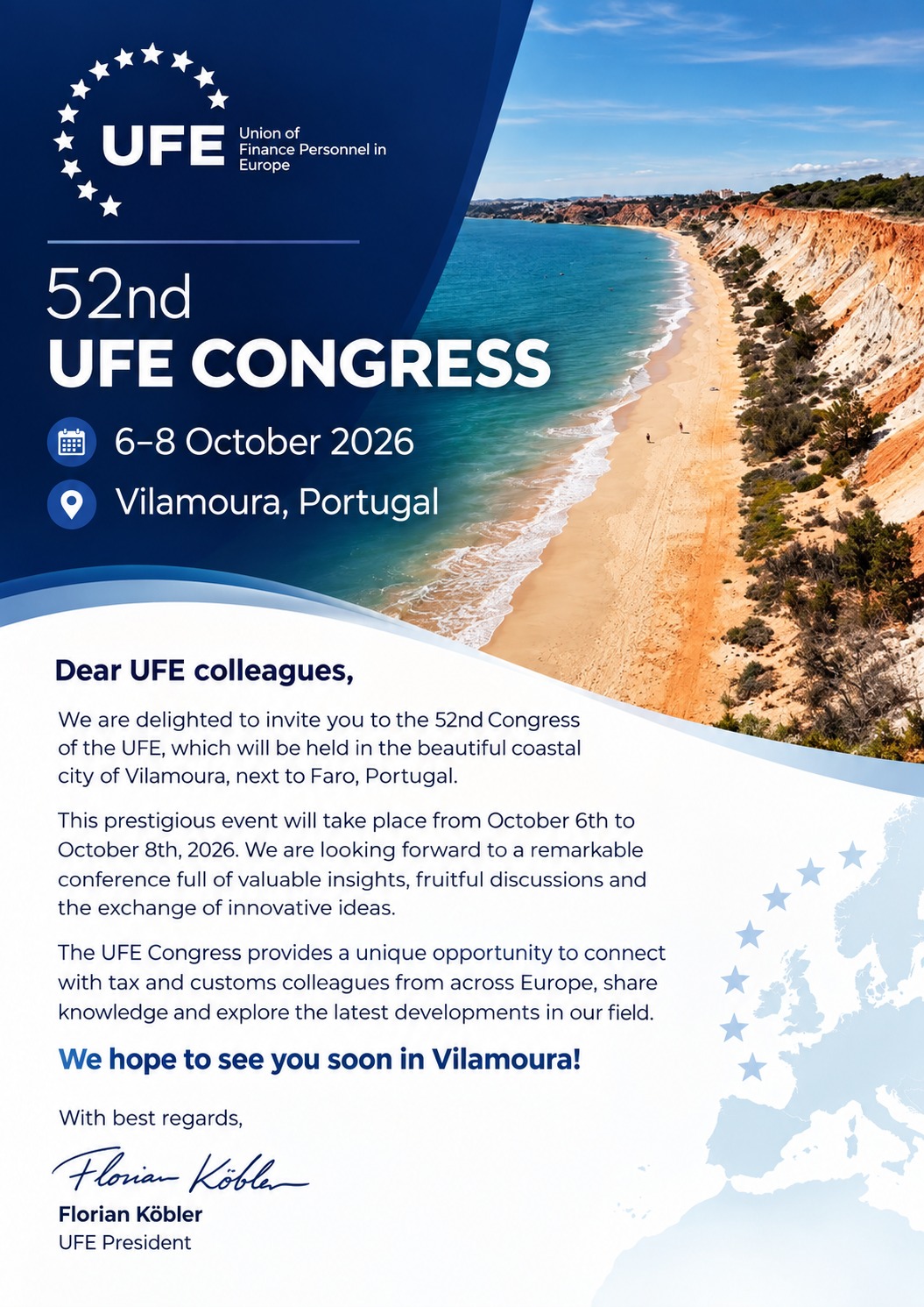 UFE reúne em Vilamoura mais de 400 mil trabalhadores fiscais e aduaneiros representados