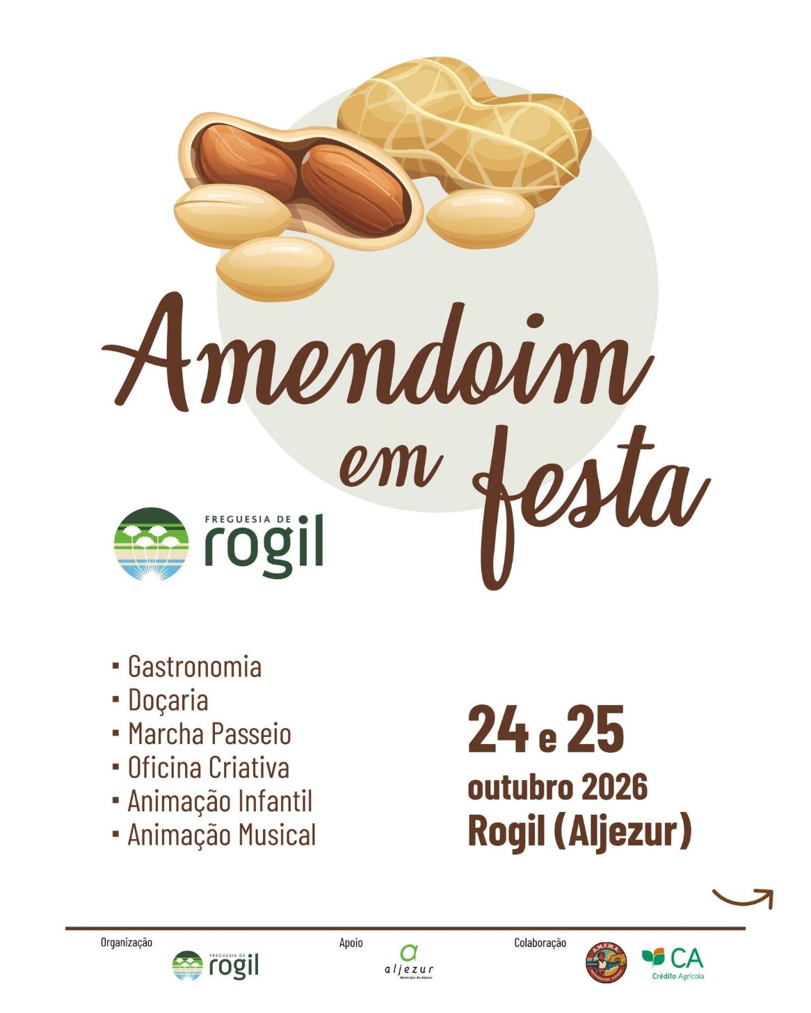Amendoim em Festa 2026 – O Rogil espera por ti