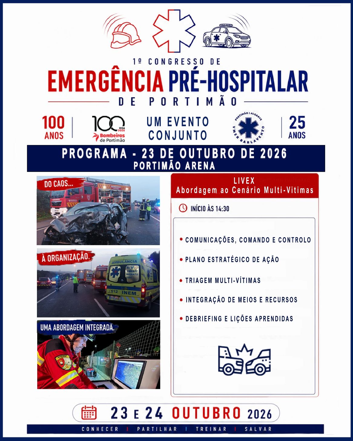 Portimão acolhe o 1.º Congresso de Emergência Pré-Hospitalar a 23 e 24 de Outubro