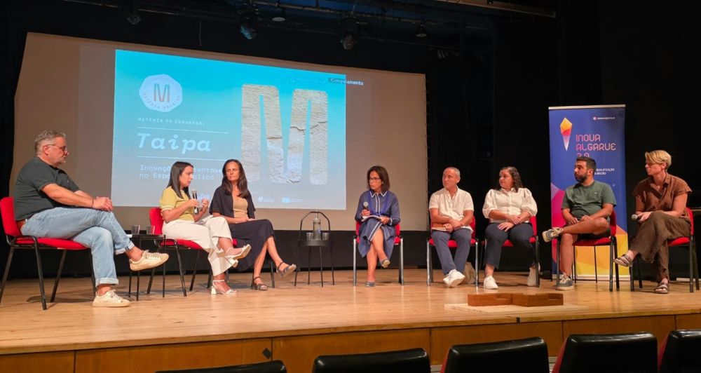 CCDR Algarve apresentou em Faro protótipo de mobiliário urbano em taipa