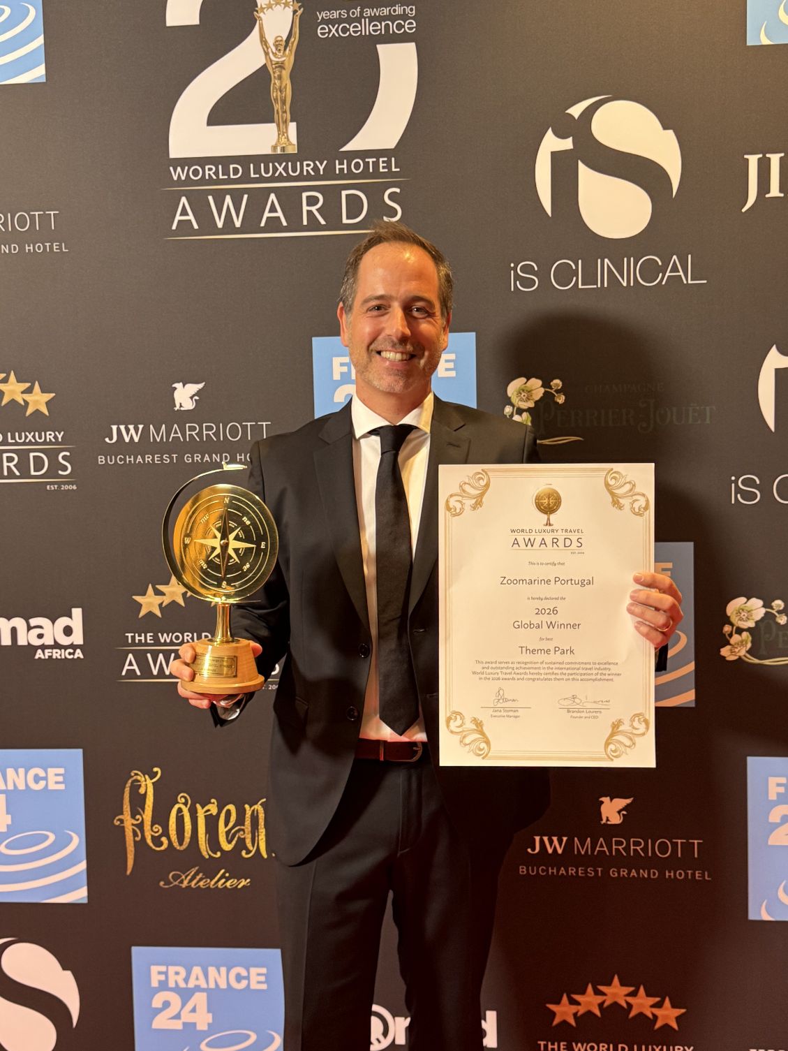Zoomarine Algarve soma terceira distinção consecutiva como melhor parque temático do mundo
