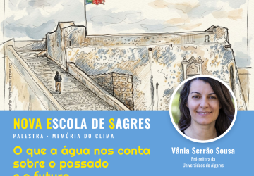 Fortaleza de Sagres recebe pró-reitora da UALG para conferência Memória do Clima e inaugura exposição Paisagens de Vanessa Barragão