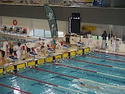 Os atletas já estão a dar as primeiras braçadas no Campeonato Nacional de Clubes da 3ªdivisão em Lagos - 1