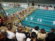 Os atletas já estão a dar as primeiras braçadas no Campeonato Nacional de Clubes da 3ªdivisão em Lagos - 1