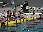 Os atletas já estão a dar as primeiras braçadas no Campeonato Nacional de Clubes da 3ªdivisão em Lagos - 1