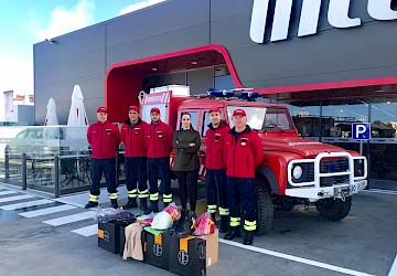 Intermaché de Lagos solidário com os Bombeiros Voluntários de Aljezur