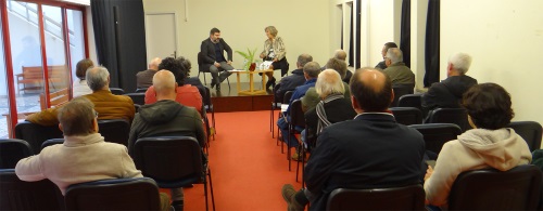 “Somos abençoados pelo Mar” palavras de Hugo Pereira, presidente do município e Lagos, na abertura do ciclo “Lagos e o Mar”