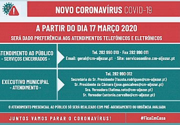 COVID-19 : Mensagem do Presidente da Câmara de Aljezur