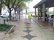 Câmaras de Lagos e Vila do Bispo procedem à desinfecção de espaços públicos - 1