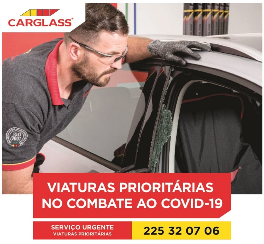 Carglass oferece serviço gratuito e prioritário a quem combate COVID-19