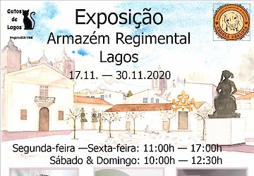 Cadela Carlota & Companhia inaugura mais uma exposição no Armazém Regimental de Lagos
