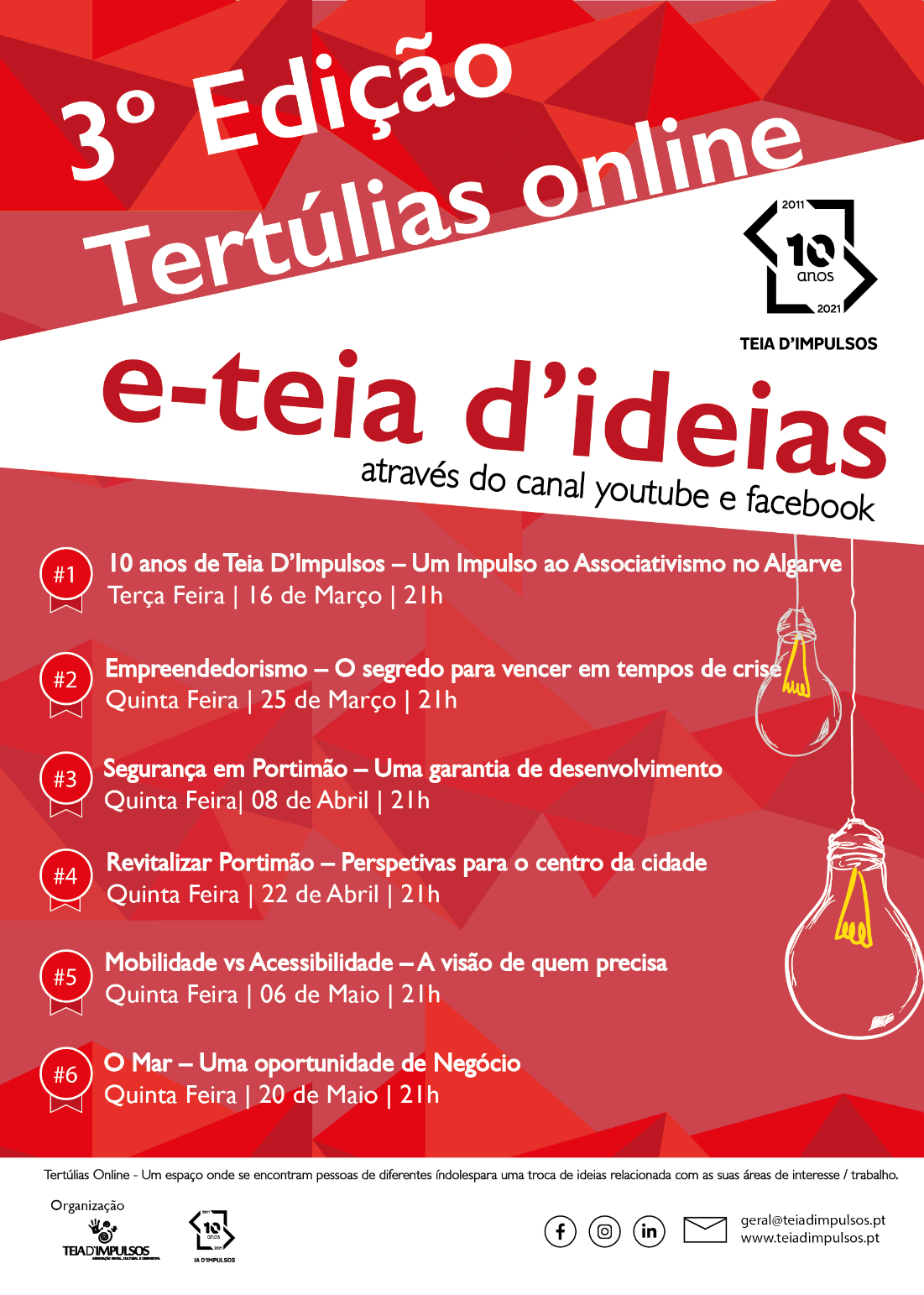 A Associação Teia D'Impulsos assinala o 10.º Aniversário