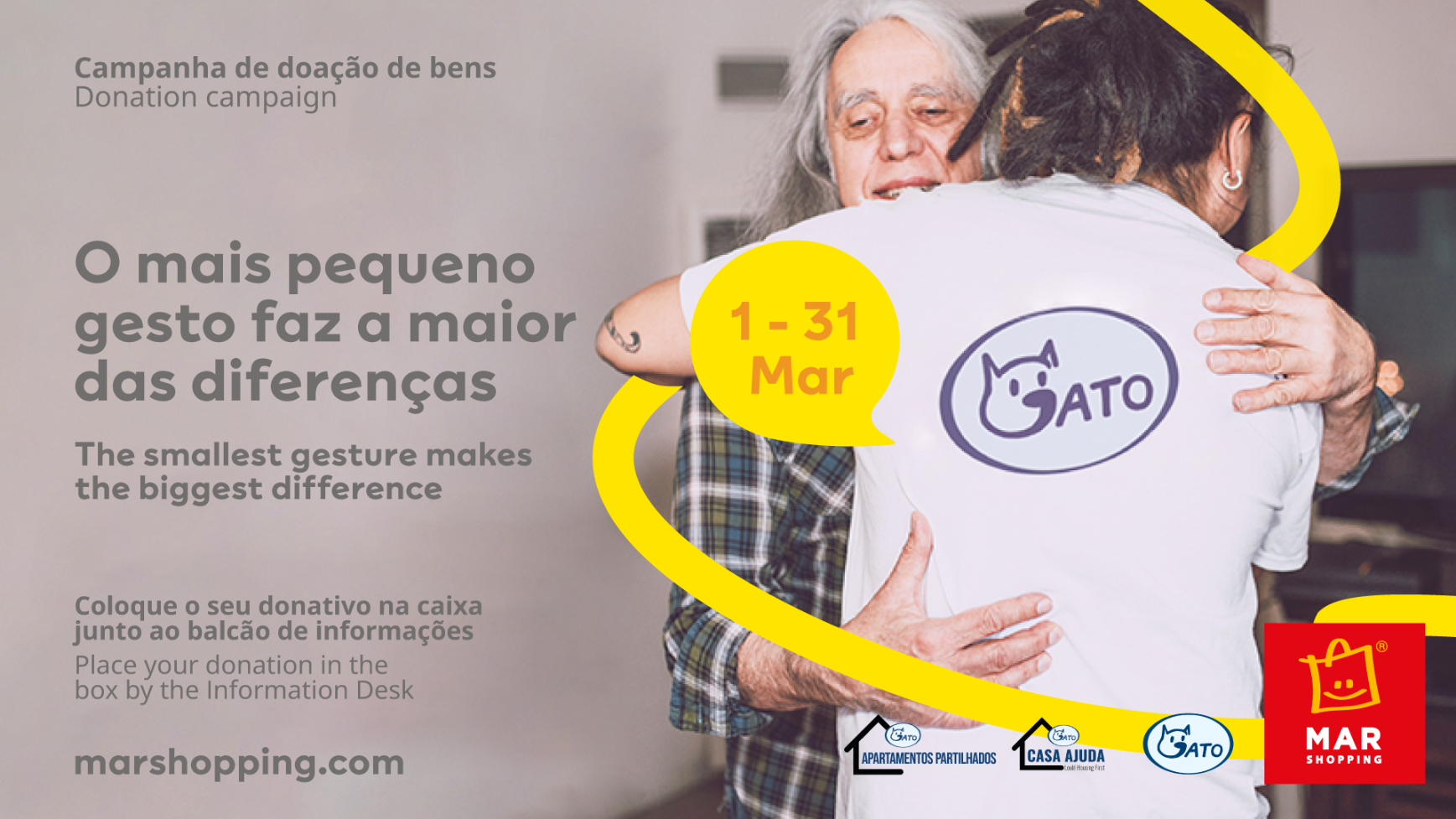 MAR Shopping Algarve angaria mais de 450 artigos para projectos de alojamento destinados a sem-abrigo
