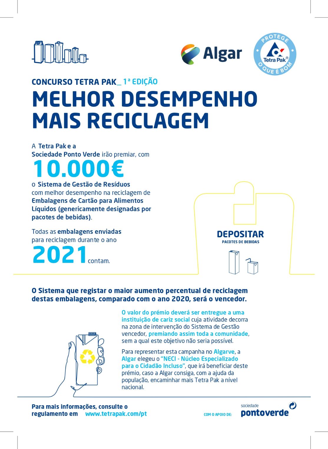 Nova campanha de recolha da Algar visa ajudar instituição lacobrigense NECI