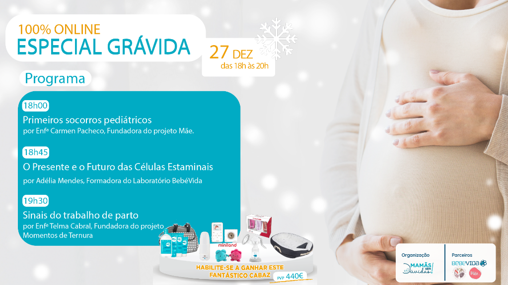 Primeiros socorros pediátricos e trabalho de parto em destaque no próximo “Especial Grávida”