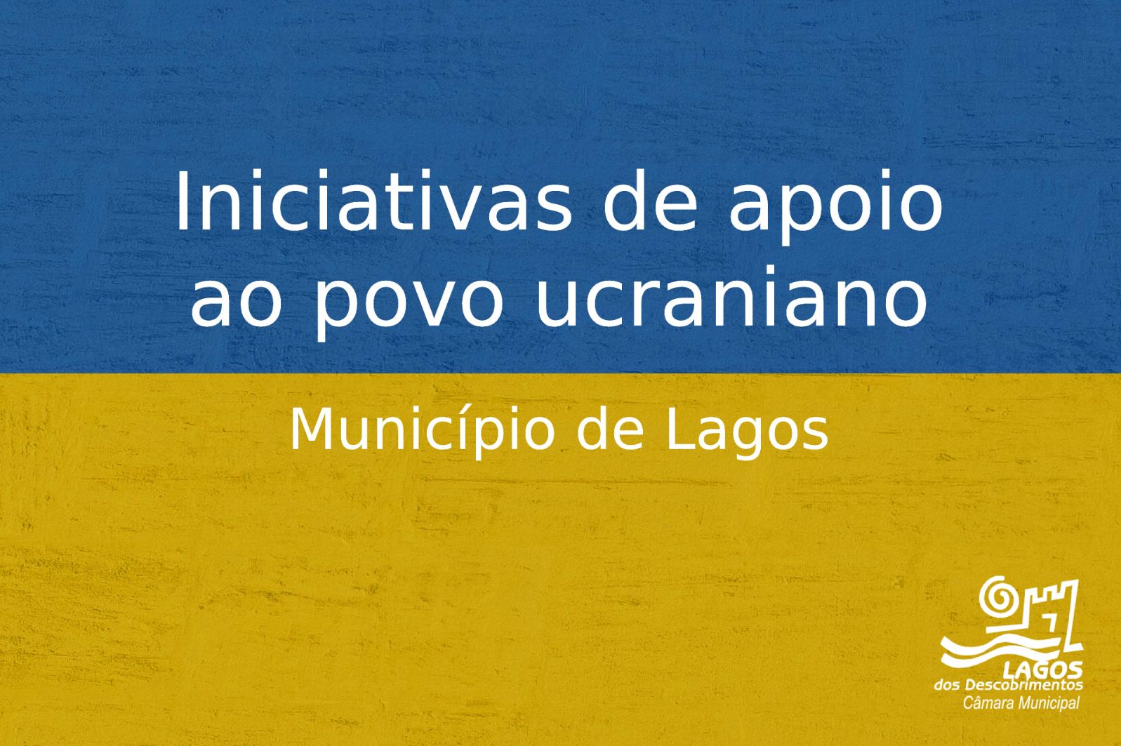 Município de Lagos solidário com a Ucrânia